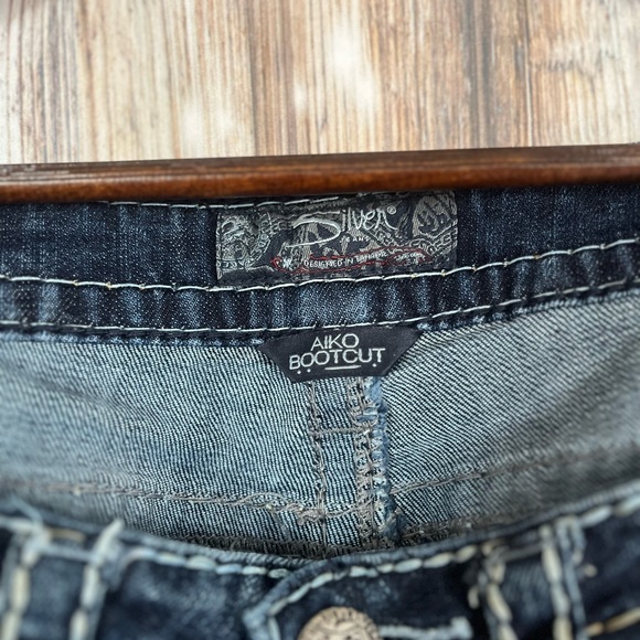 Silver Aiko Bootcut Jeans - Picture 4 of 11